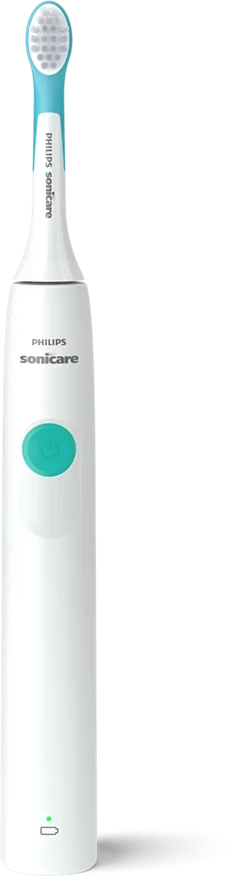 Vaikiškas Philips Sonicare šepetėlis su turkio spalvos mygtuku