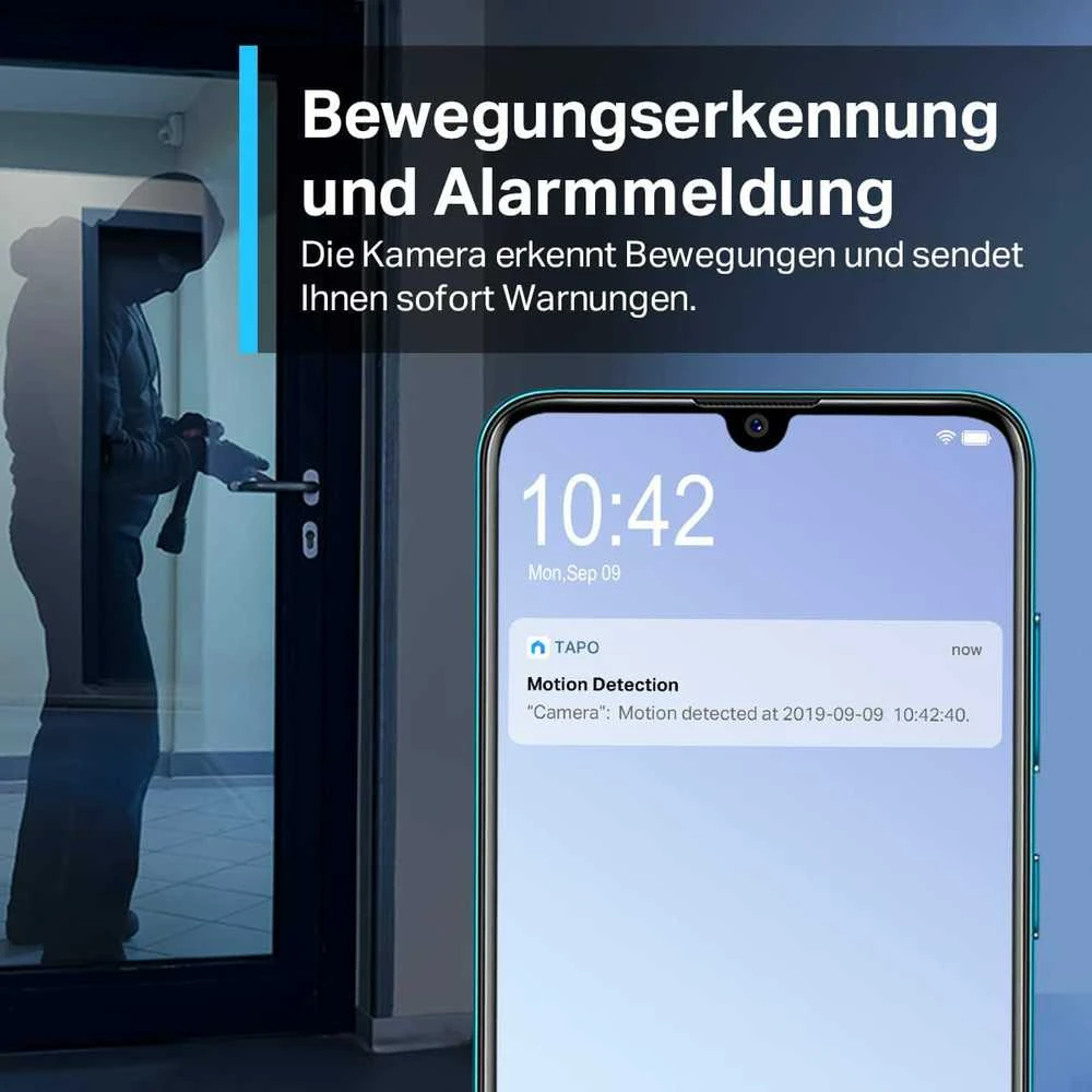 TP-LINK | Pan / Tilt Home Security Wi-Fi kamera | Tapo C210 | 3 MP | 4mm/F/2.4 | Privatumo režimas, garso ir šviesos signalizacija, judesio aptikimas ir pranešimai, naktinis matymas | H.264 | Micro SD, maks. 256 GB