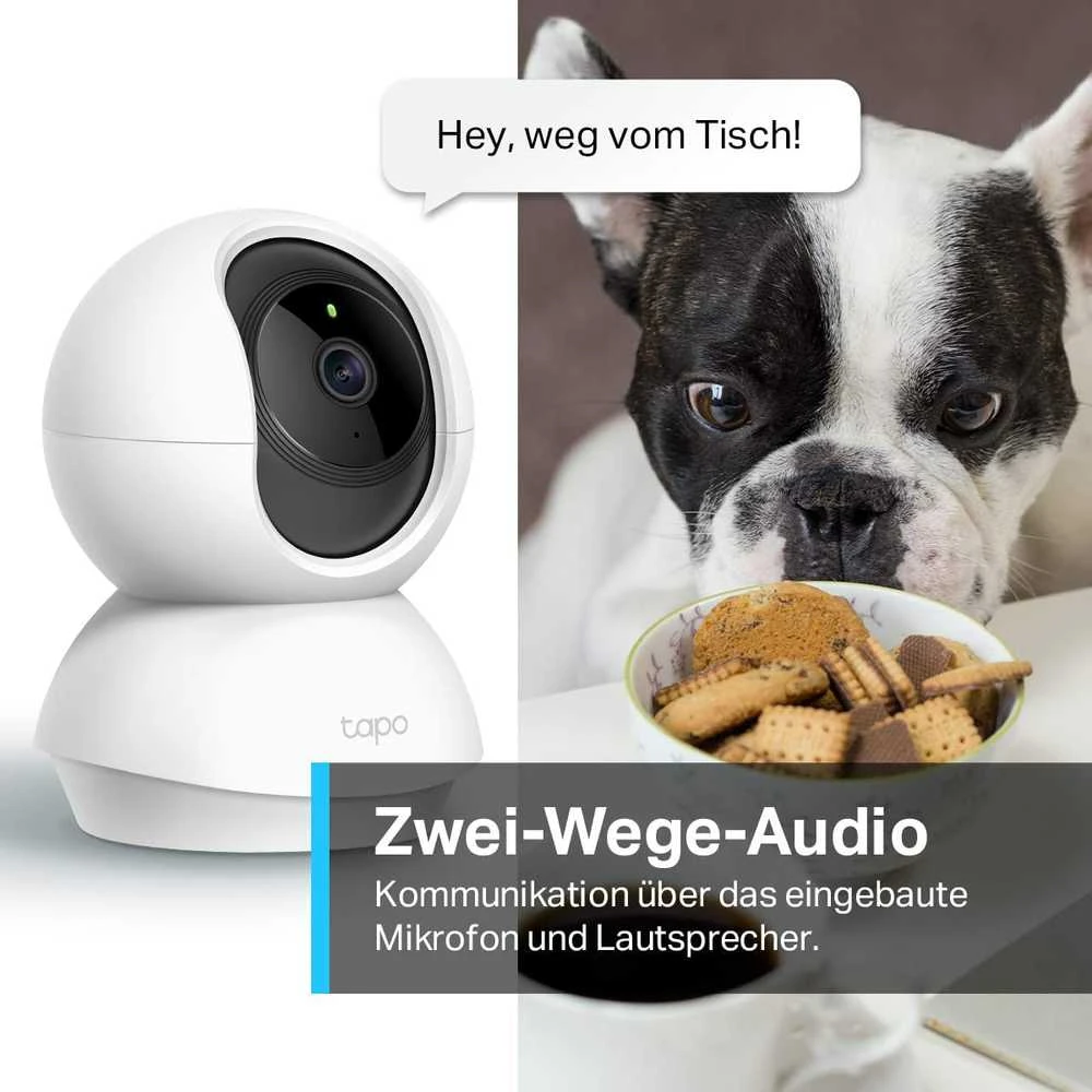 TP-LINK | Pan / Tilt Home Security Wi-Fi kamera | Tapo C210 | 3 MP | 4mm/F/2.4 | Privatumo režimas, garso ir šviesos signalizacija, judesio aptikimas ir pranešimai, naktinis matymas | H.264 | Micro SD, maks. 256 GB