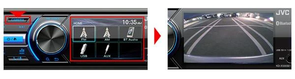 Automagnetola Nešiojamas stereo automobilis JVC KDX-560BT (Bluetooth, USB + AUX)
