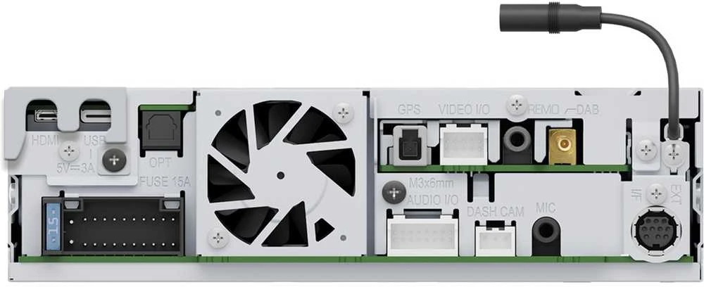 Automagnetola JVC KENWOOD, DMX9724XDS 1-DIN AV grotuvas su 10.1" ekranu, Bluetooth