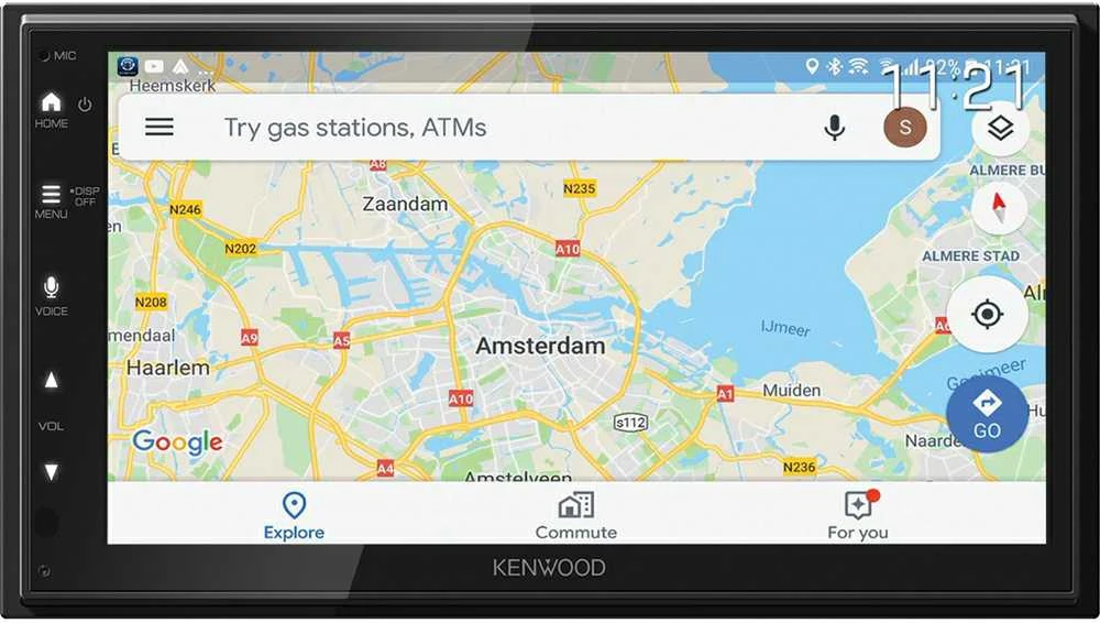 Automagnetola Kenwood DMX-6523DSM 2-DIN WIFI multimedijos grotuvas su Bluetooth, USB