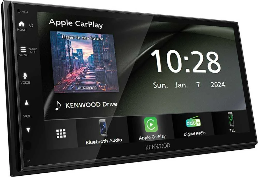 Automagnetola Kenwood DMX-6523DSM 2-DIN WIFI multimedijos grotuvas su Bluetooth, USB