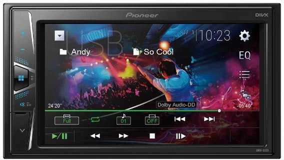 Pioneer DMH-G120 su aktyviu liečiamu ekranu