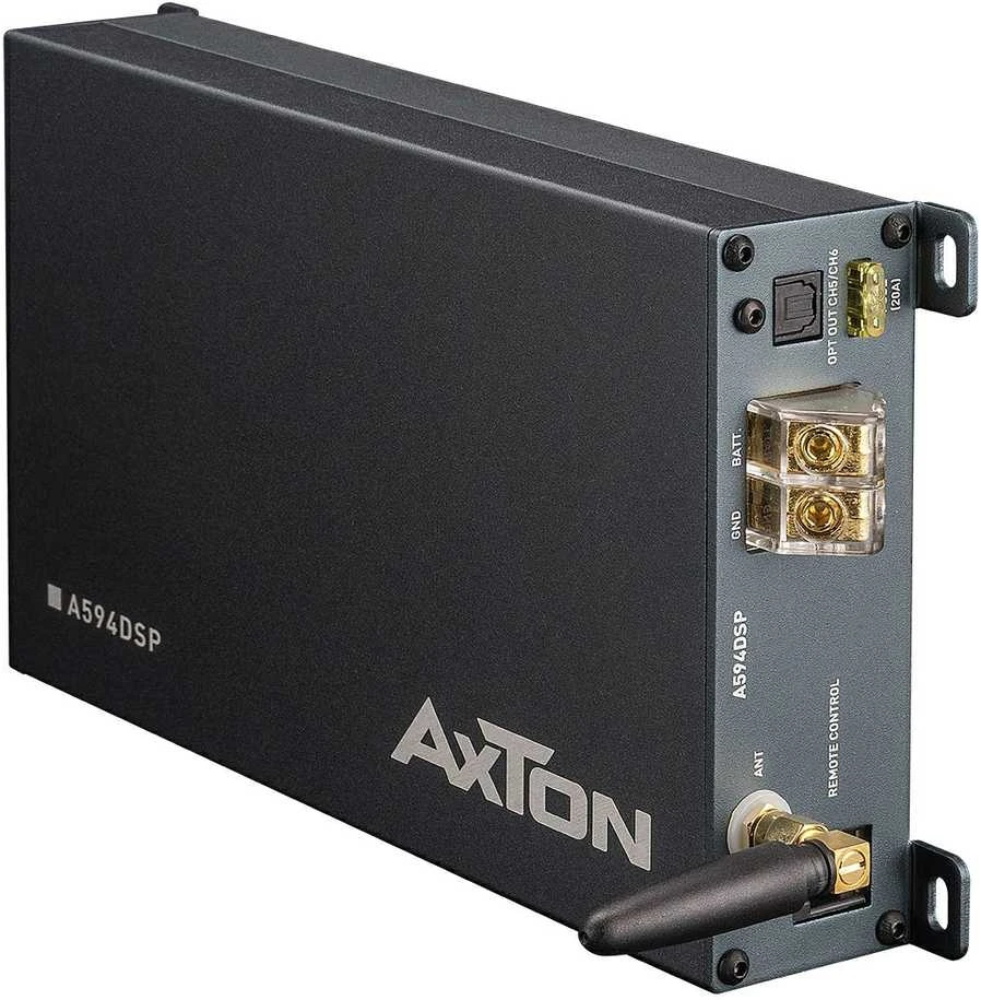 AXTON, A594DSP 4-kanalų automobilinis garso stiprintuvas, 4x76W