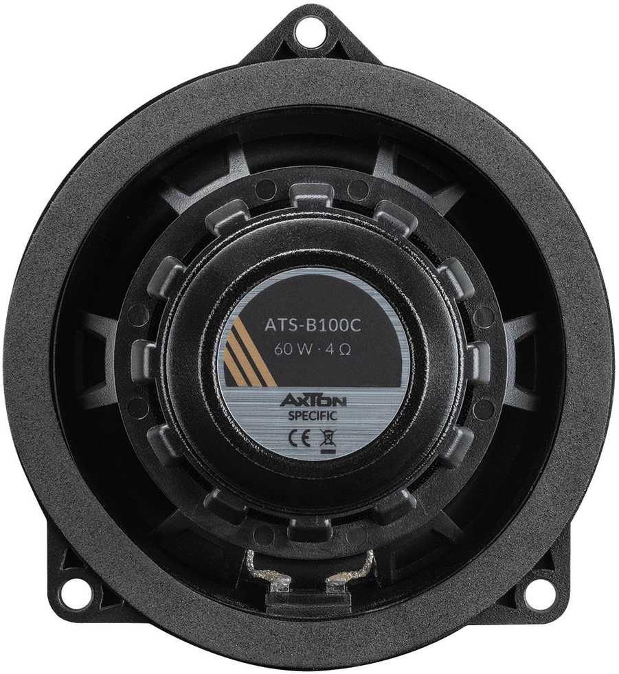 AXTON, ATS-B100C 10 cm 2-juostų, BMW komponentiniai garsiakalbia
