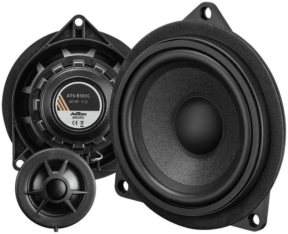 Sistema Componenti 2 Vie Axton ATS-B101C Da 10 Cm Per BMW, Suono Ottimizzato Con Tweeter E Midrange CRYSTAX
