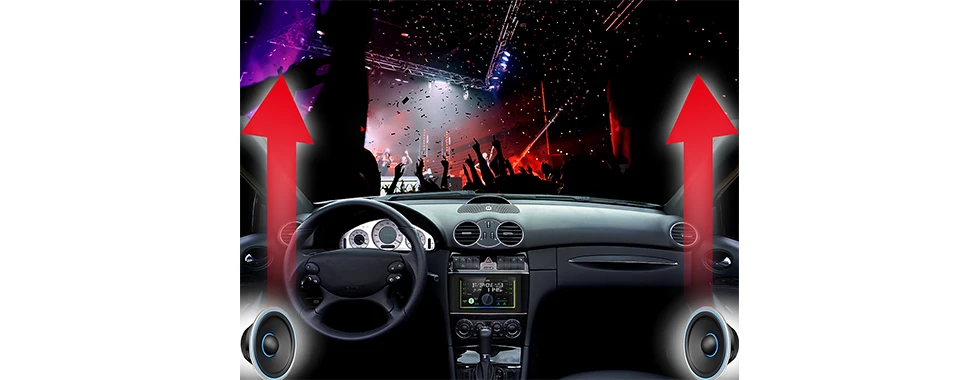Automagnetola JVC, KW-DB95BT 2-DIN USB/CD MP3 magnetolas su AUX ir Bluetooth aprašymas - Prekės nuotrauka
