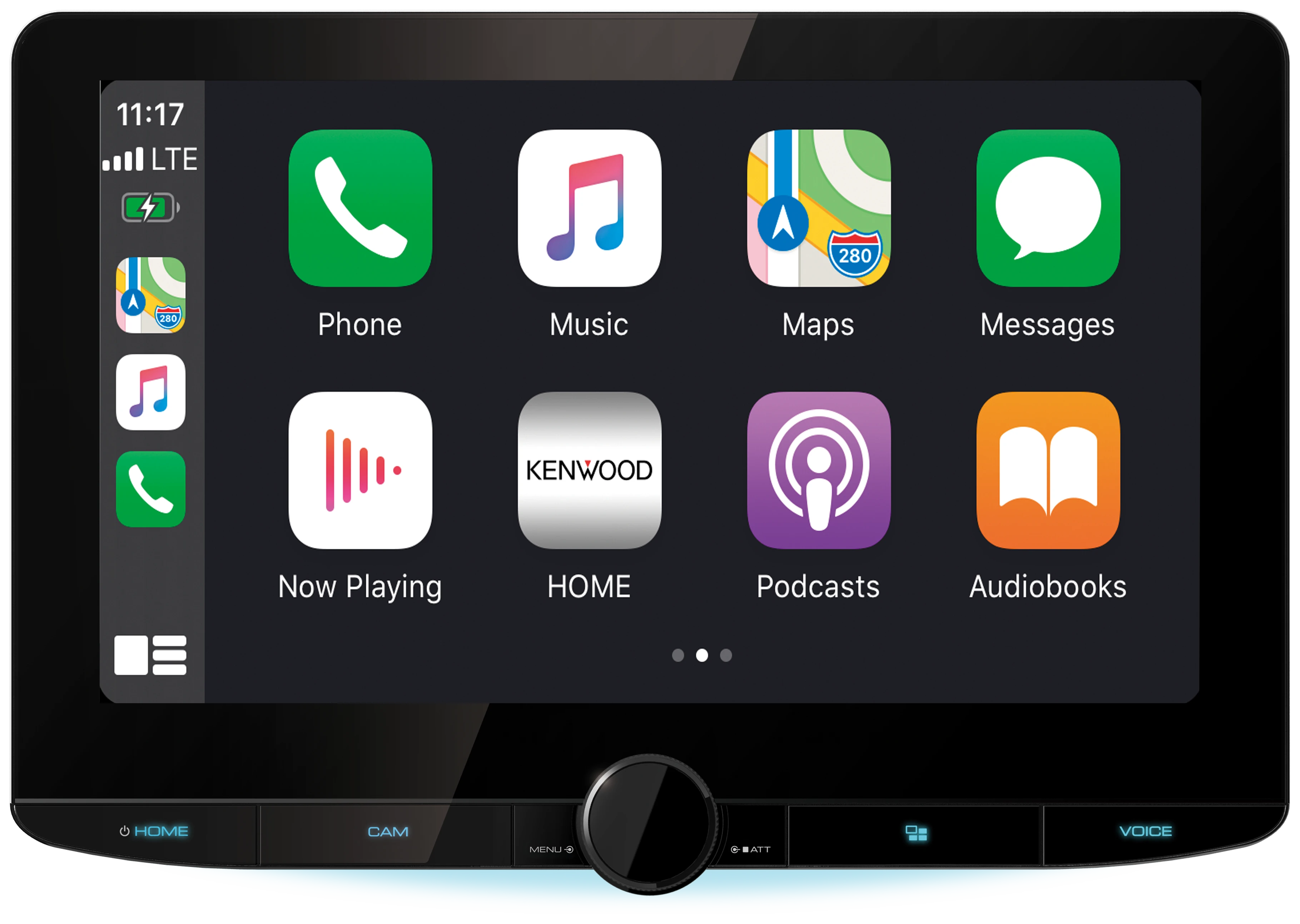 Automagnetola JVC KENWOOD, DMX9720XDS 2-DIN AV grotuvas su 10.1