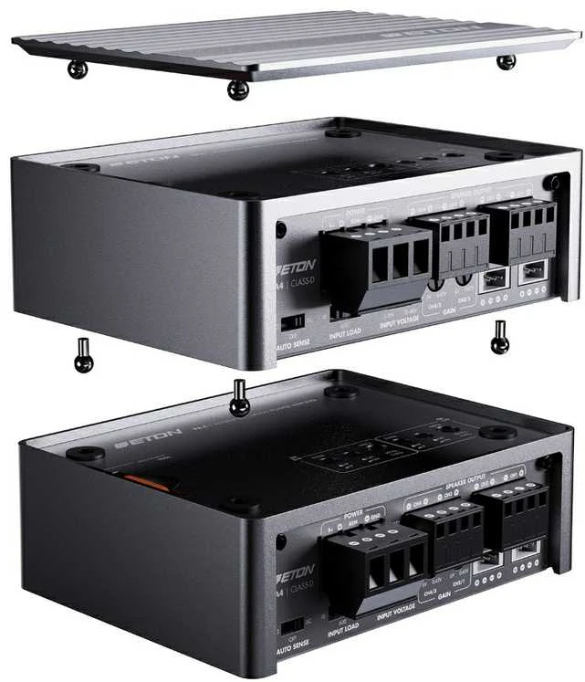 ETON, PA4 garso stiprintuvas, 2x45W + 2x80W