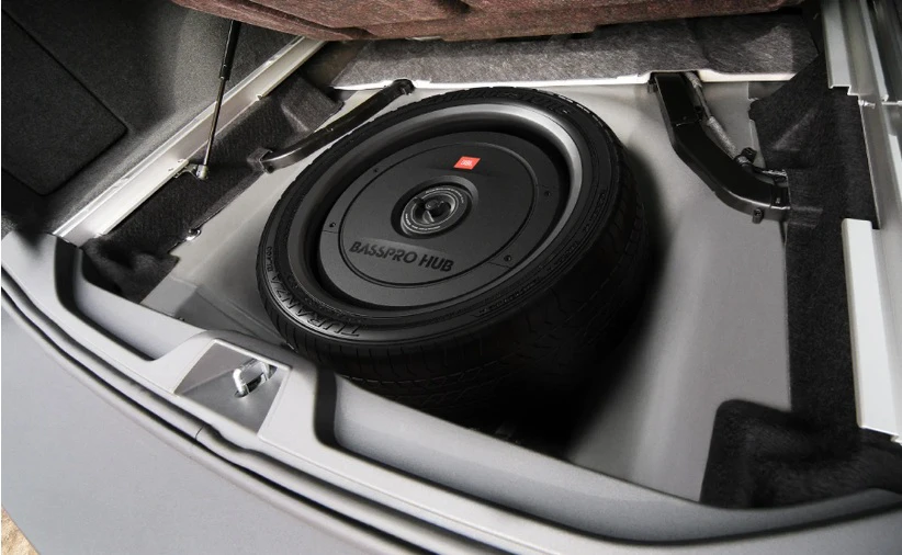 Automagnetola JBL, BassPro HUB aktyvinė žemų dažnių kolonėlė, 27,9cm/11"