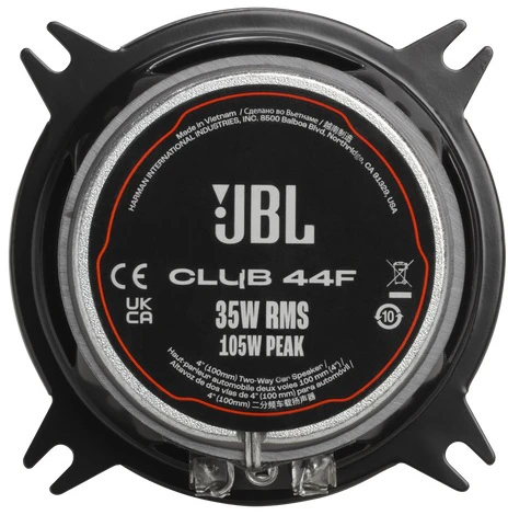 JBL, CLUB 44F, GEN3 2-juostų koaksialiniai garsiakalbiai 10cm