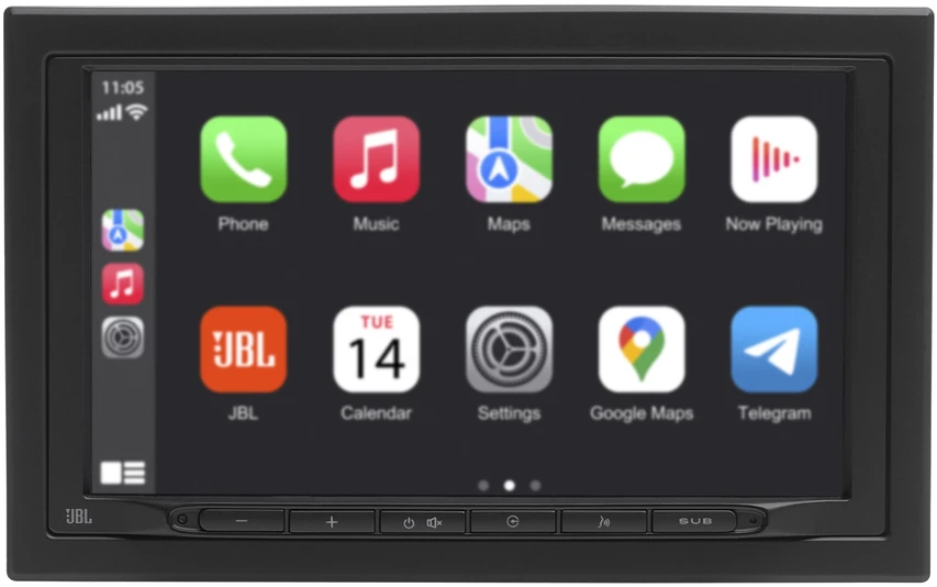 Automagnetola JBL LEGEND 700EU, 7", 2-DIN automobilinė multimedijos sistema su b