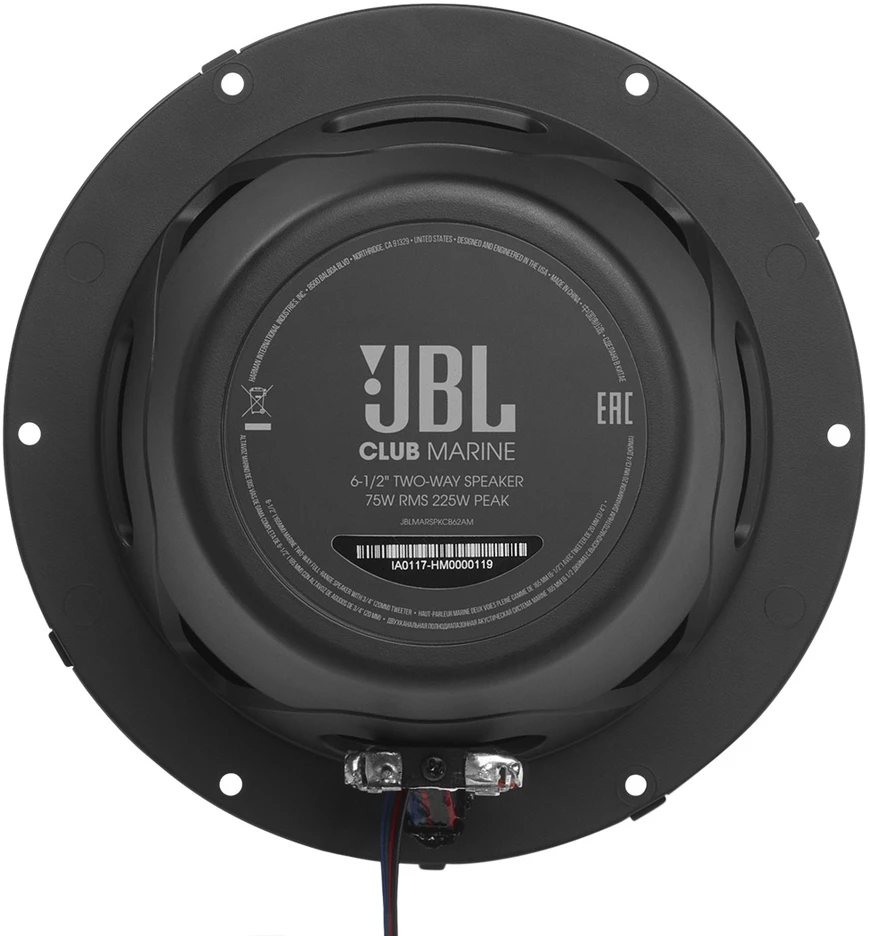JBL, Marine CLUB 62, 2-juostų katerio koloneles, 16cm