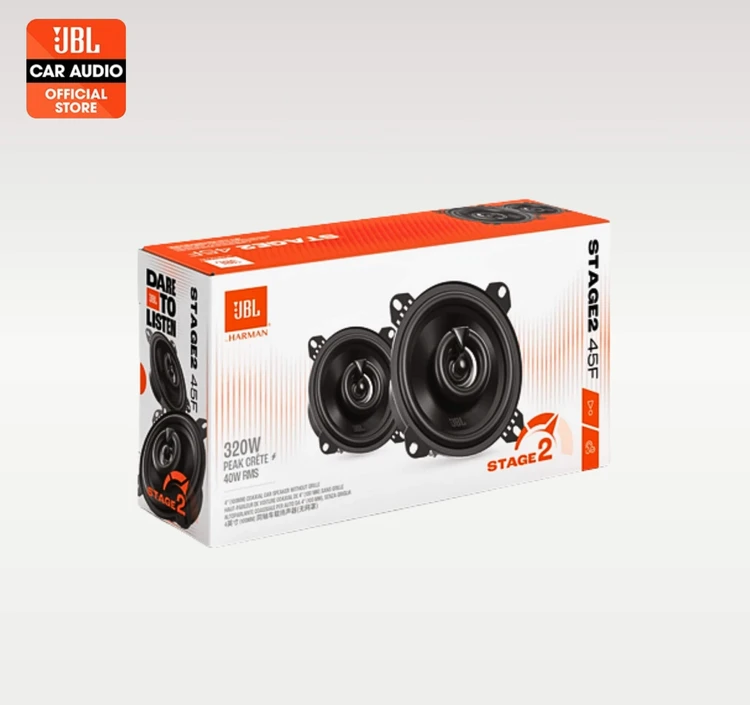 JBL STAGE2 45F, GEN2 10cm, 2-juostų koaksialiniai garsiakalbiai,