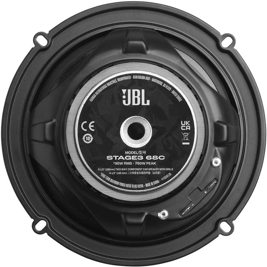 JBL, STAGE3 68C, GEN2 16.5 cm / 6.5" 2-juostų komponentiniai garsi