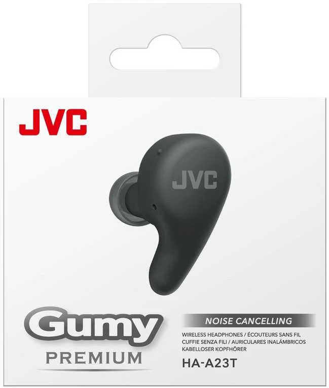 JVC, HA-A23TBU, juodos sp. dinaminės ausinės