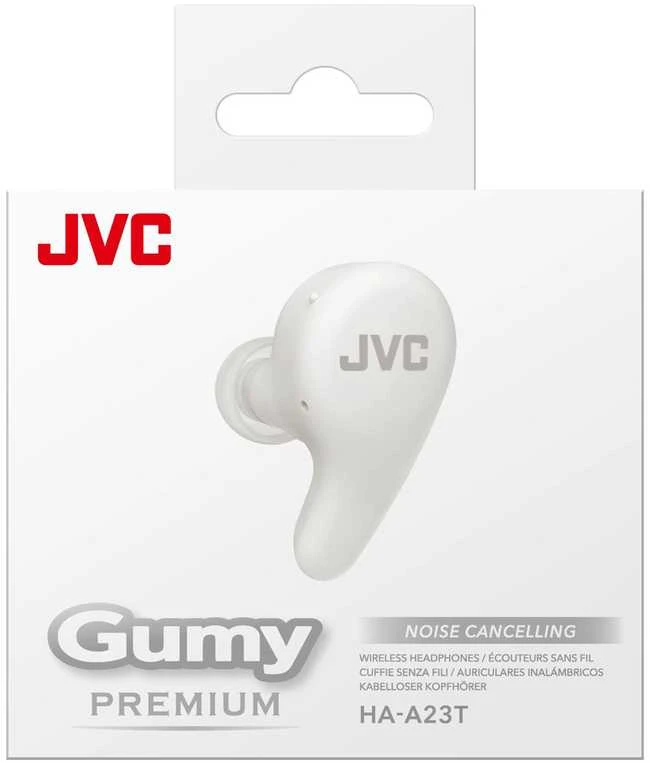 JVC, HA-A23TWU, baltos sp. dinaminės ausinės
