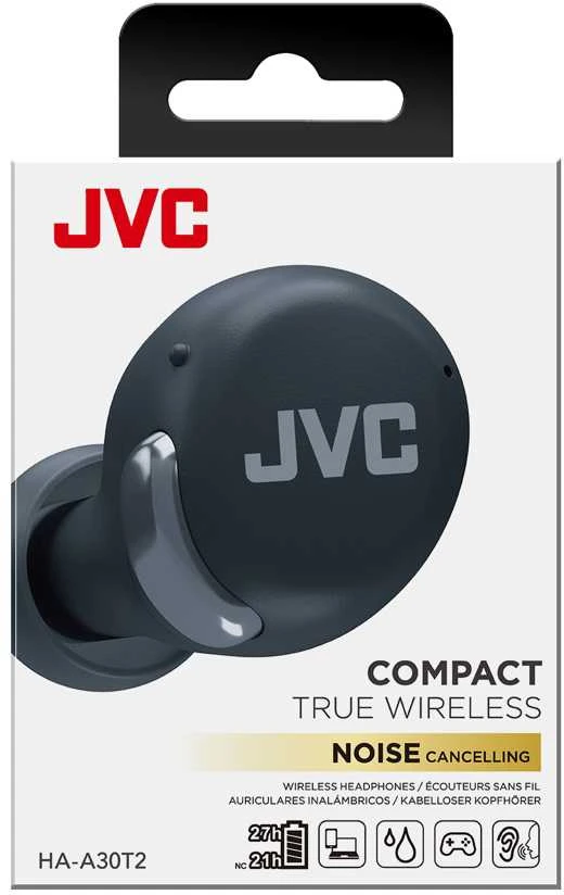 JVC HA-A30T2-BU juoda ausinė su pakuote