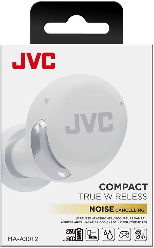 JVC HA-A30T2-WU ausinės pakuotėje