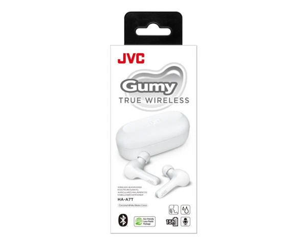 JVC, HA-A7T2-WE, baltos sp. dinaminės ausinės