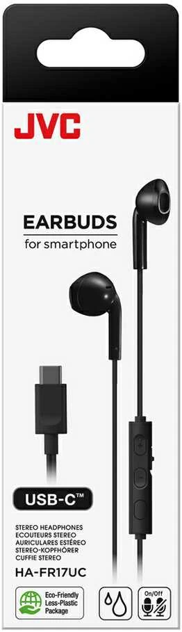JVC HA-FR17UC-BU USB-C ausinės pakuotėje