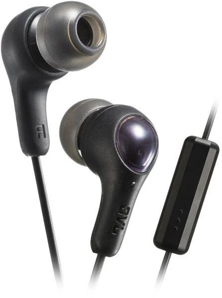 JVC HA-FX7M-B-E juodos laidinės ausinės su mikrofonu