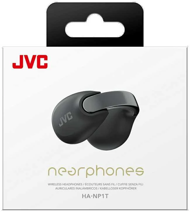 JVC, HA-NP1T-BU juodos sp. dinaminės ausinės
