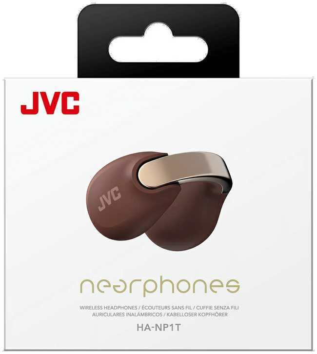 JVC, HA-NP1T-TU rudosos sp. dinaminės ausinės