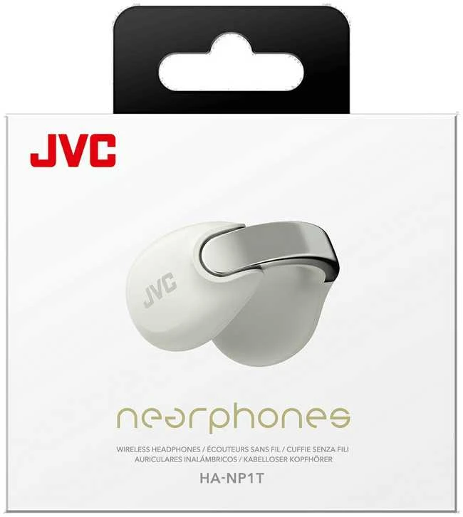JVC, HA-NP1T-WU baltos sp. dinaminės ausinės