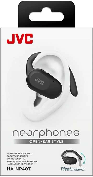 JVC HA-NP40T belaidės ausinės pakuotėje