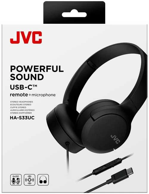 JVC HA-S33UC ausinės pakuotė