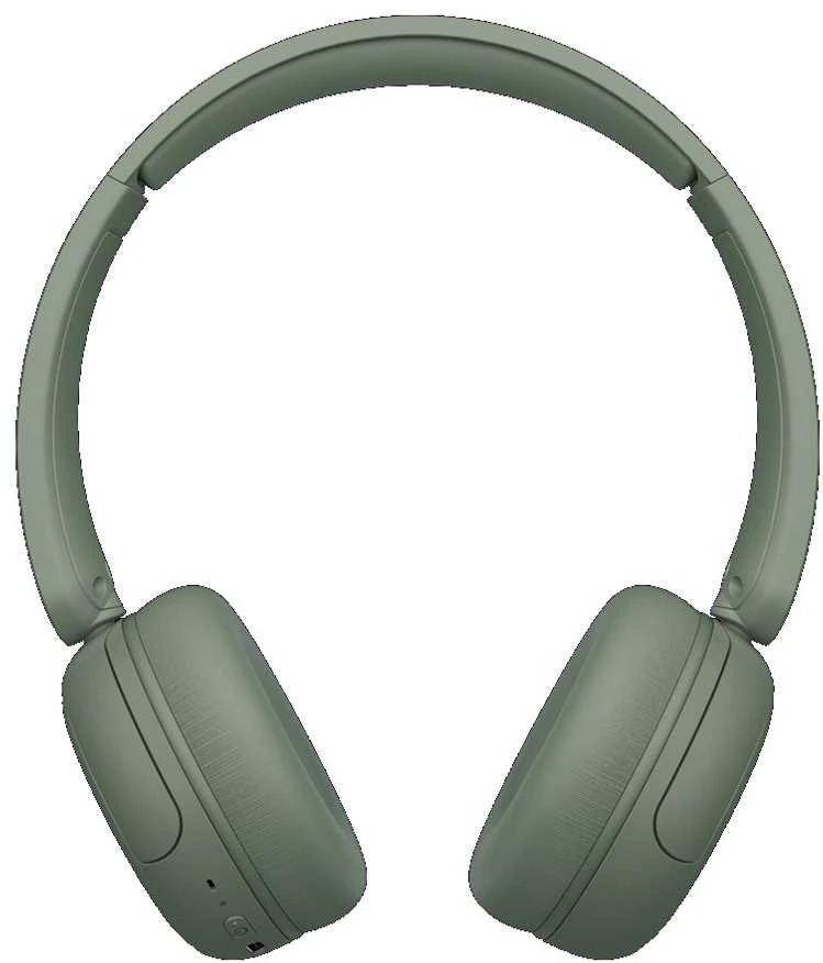 JVC, HA-S59W-GU, chaki žalios sp. dinaminės ausinės, mikrofonas