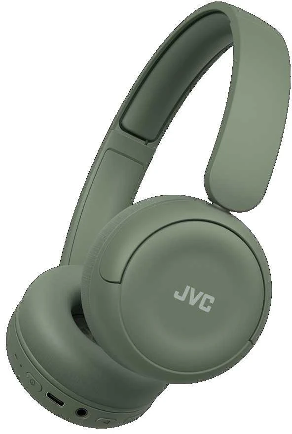JVC HA-S59W-GU chaki belaidės ausinės su valdikliais