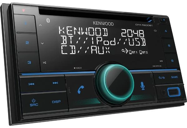 Automagnetola Kenwood DPX-5200BT 2-DIN USB/CD MP3 radijas su AUX