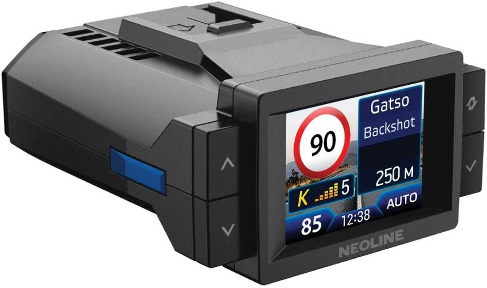 Neoline Expert FullHD 1080p, Wi-Fi, GPS - pažangus naujos kartos radarų detektorius - vaizdo registratorius, juodas