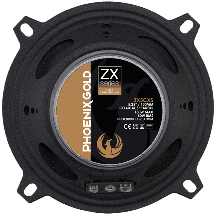 Phoenix Gold, ZX5CXS 13 cm 2-juostų koaksialiniai garsiakalbiai