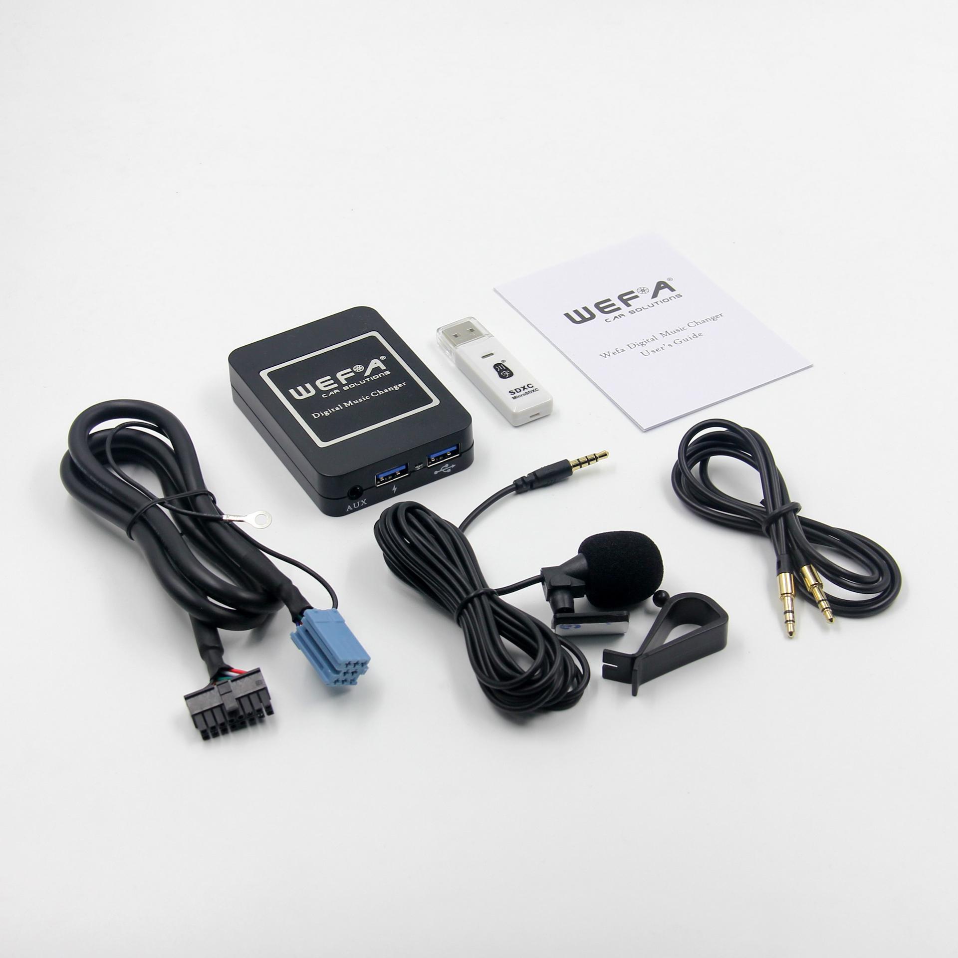 WEFA, 01BT, USB/BT adapteris 8pin VW, Audi, Skoda, Seat