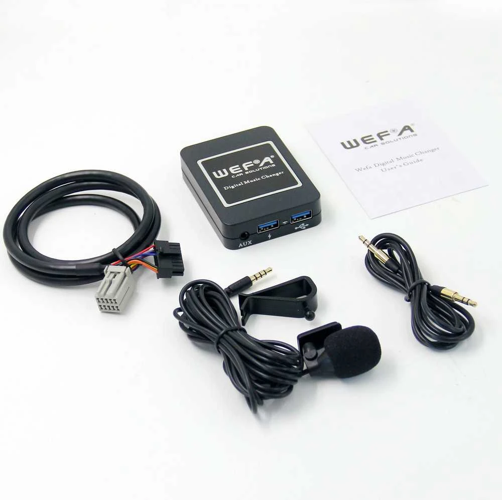 WEFA 19BT adapterio komplektas su laidais ir mikrofonu