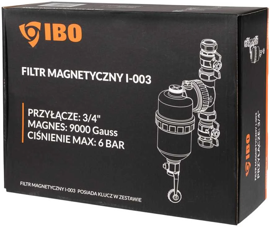 Ibo Dambat Dambat Filtras magnetinis 3/4 plast. korp.I-003 universalus pajung.