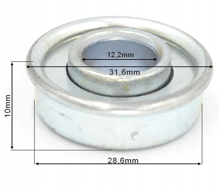 VEJAPJOVĖS RATŲ GUOLIS 12,2mm 28,6mm UNIVERSALUS