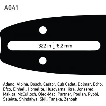 Kinija PJOVIMO JUOSTA 14"/ 35cm 3/8LP 1,3mm 52 NARELIŲ.