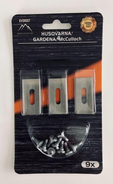 Peiliukų rinkinys (9 vnt. 35 mm) Gardena, Husqvarna robotui vejapjovei