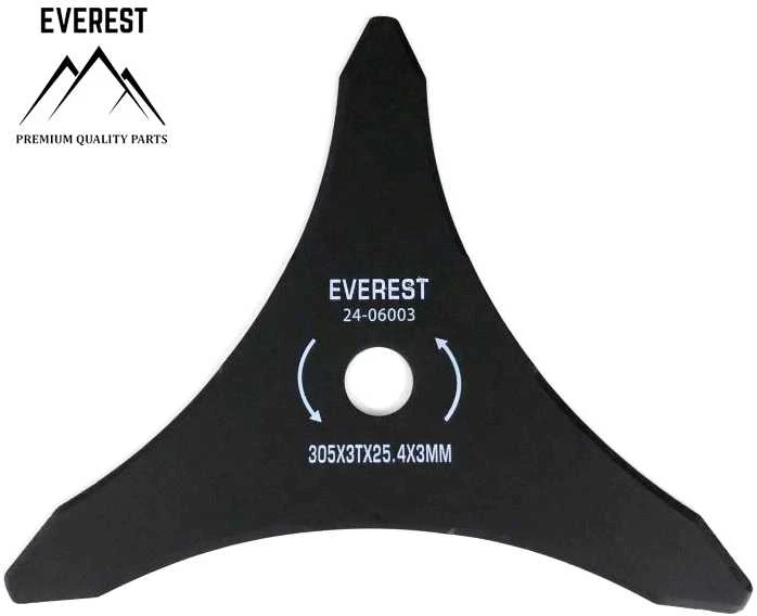 Universalus pjovimo diskas 3 dantys skersmens anga 25,4 mm plotis 305 mm storis 3 mm