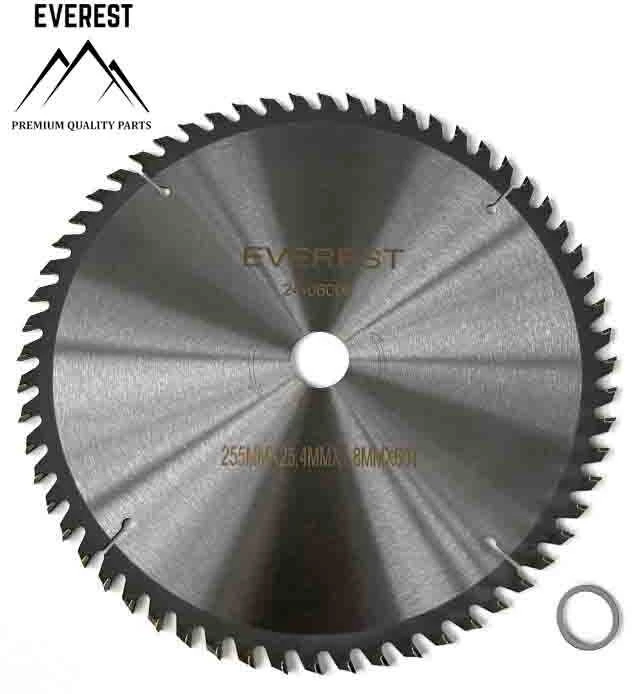 Everest Universalus pjovimo diskas 60 dantys skersmens anga 25,4 mm plotis 255 mm storio 1,4 mm