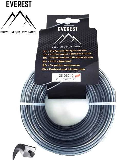 Universalus PJOVIMO VALAS DUAL POWER LINE 2,65mm 15M
