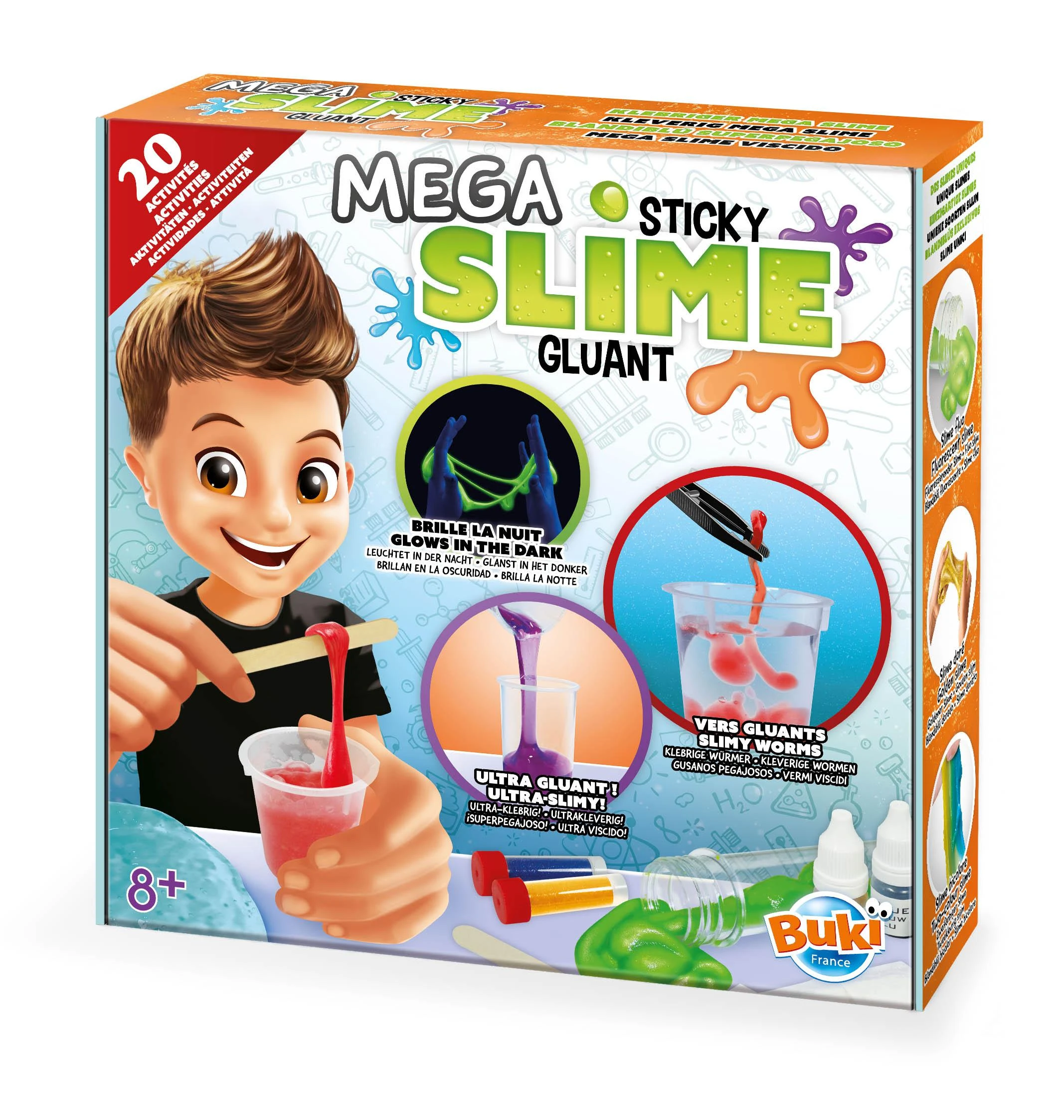 Buki France Eksperimento rinkinys, Buki, Mega lipnus gleives