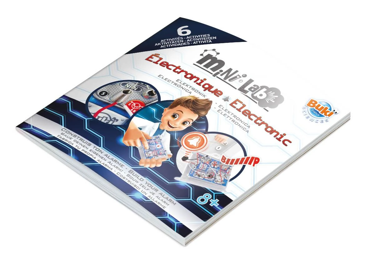 Buki France Eksperimentinis rinkinys, elektronika, Buki Mini Lab
