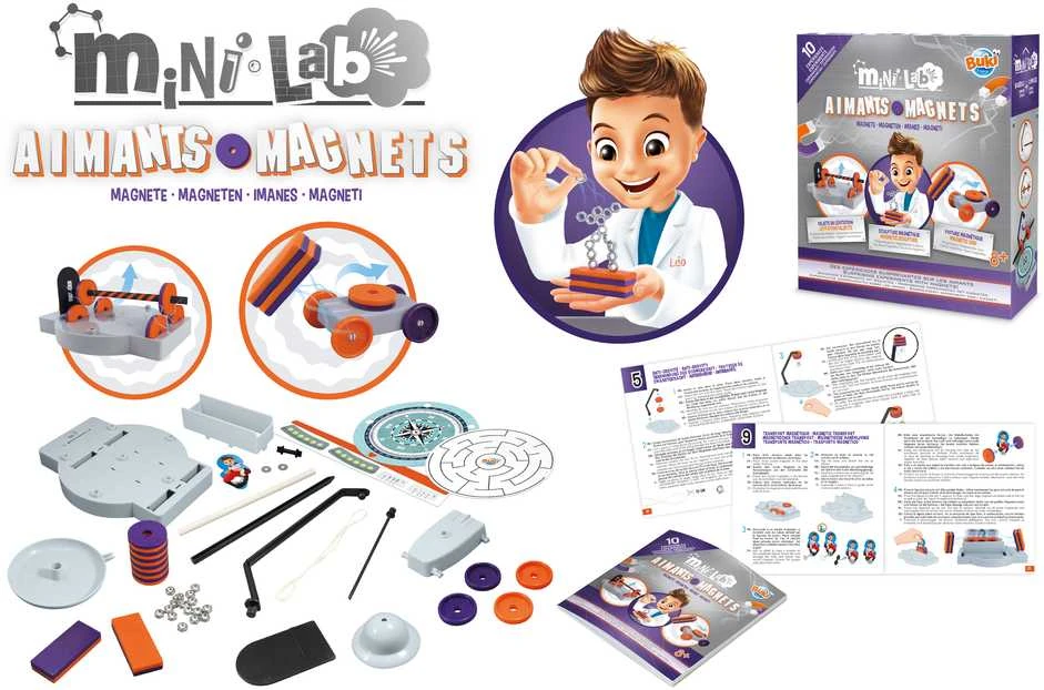 Dėlionė Buki France Buki mini laboratorija su magnetais