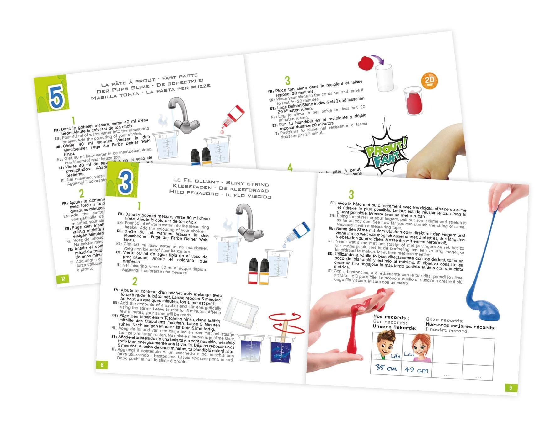 Buki France Eksperimentų rinkinys Buki Mini Lab Sticky Slime
